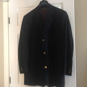 Navy Brooks Brothers Sports Coat w/ gold buttons